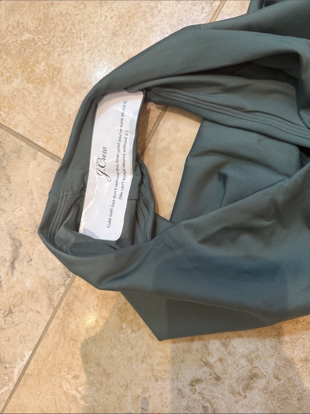 NWT J. Crew Gemma bandeau one piece sculpt swimsuit size 10 - Picture 4 of 6